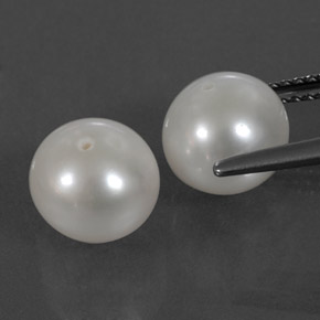 カラットの天然シルバーホワイトパール（8.31 mm・球体 / ボール）