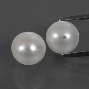 カラットの天然シルバーホワイトパール（8.31 mm・球体 / ボール）