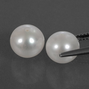 カラットの天然シルバーホワイトパール（8.31 mm・球体 / ボール）