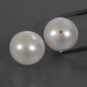 カラットの天然シルバーホワイトパール（8.40 mm・球体 / ボール）