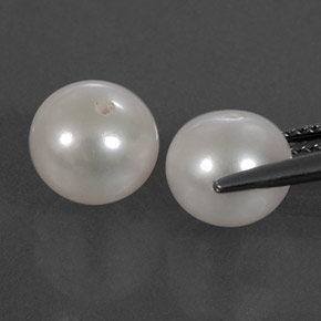 カラットの天然シルバーホワイトパール（8.40 mm・球体 / ボール）