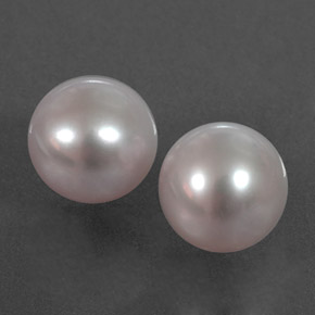 カラットの天然シルバーピンクパール（7.12 mm・球体 / ボール）