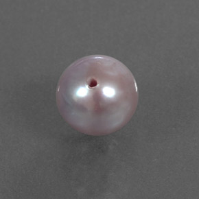 2.58カラットの天然シルバーピンクパール（7.16 mm・球体 / ボール）