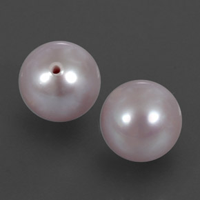 カラットの天然シルバーピンクパール（7.26 mm・球体 / ボール）