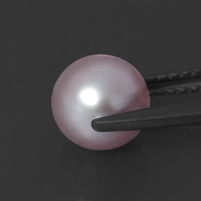 2.29カラットの天然ラベンダーパール（6.91 mm・球体 / ボール）