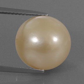 14.95カラットの天然ゴールデンパール（12.66 mm・球体 / ボール）