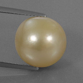 13.12カラットの天然ゴールデンパール（12.25 mm・球体 / ボール）