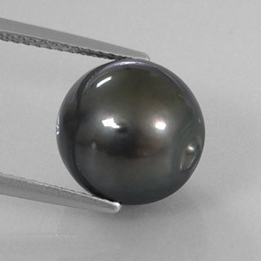 9.85カラットの天然シルバーパール（11.62 mm・ファンシーシェイプ）