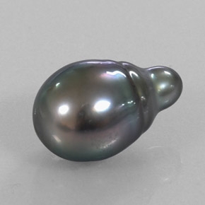 13.21カラットの天然シルバーパール（17.6×11.2 mm・ファンシーシェイプ）