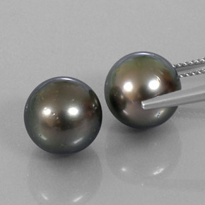 カラットの天然シルバーパール（10.63 mm・球体 / ボール）