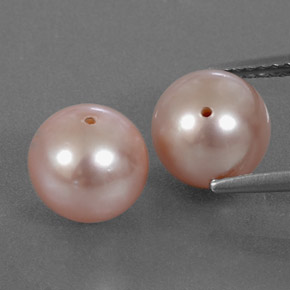 カラットの天然シルバーピンクパール（7.96 mm・球体 / ボール）