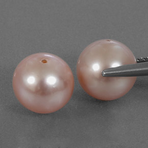 カラットの天然シルバーピンクパール（7.96 mm・球体 / ボール）