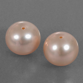 カラットの天然シルバーピンクパール（7.63 mm・球体 / ボール）