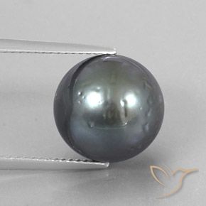 12.49カラットの天然Silver パール（12.20 mm・球体 / ボール）