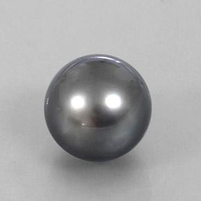 13.13カラットの天然灰色パール（12.16 mm・球体 / ボール）