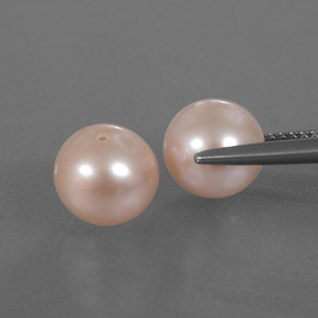 カラットの天然ピンクパール（7.79 mm・球体 / ボール）