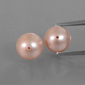 カラットの天然ピンクパール（7.96 mm・球体 / ボール）