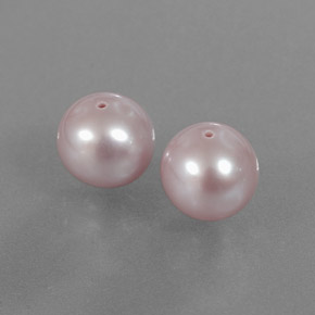 カラットの天然ピンクパール（8.01 mm・球体 / ボール）