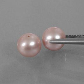 5.94カラットの天然ミディアムピンクパール（7.52 mm・球体 / ボール）