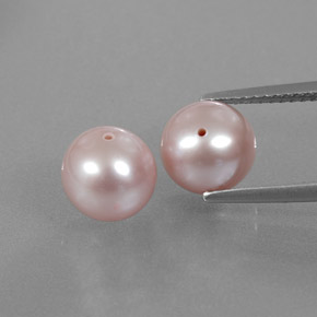 カラットの天然シルバーピンクパール（7.85 mm・球体 / ボール）