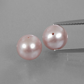カラットの天然シルバーピンクパール（7.95 mm・球体 / ボール）