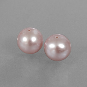 カラットの天然シルバーピンクパール（7.95 mm・球体 / ボール）