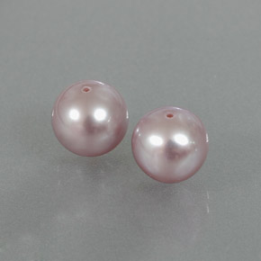 カラットの天然シルバーピンクパール（7.55 mm・球体 / ボール）