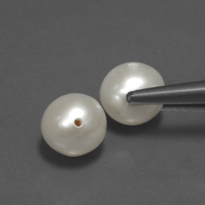 カラットの天然クリームパール（6.21 mm・球体 / ボール）