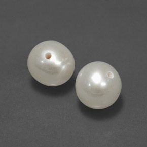 カラットの天然クリームパール（6.15 mm・球体 / ボール）