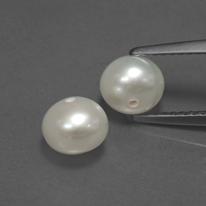 カラットの天然クリームパール（6.19 mm・球体 / ボール）