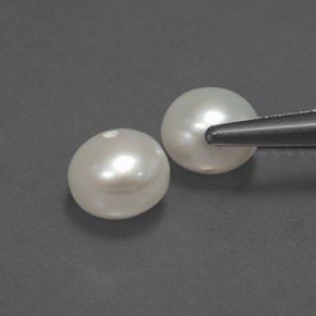カラットの天然クリームパール（6.19 mm・球体 / ボール）
