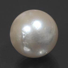 14.32カラットの天然クリームパール（12.65 mm・球体 / ボール）