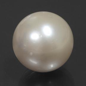 14.32カラットの天然クリームパール（12.65 mm・球体 / ボール）
