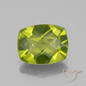2.54ct 天然 ライブリーグリーン ペリドット, クッション, VS