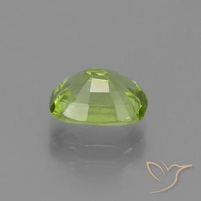1.89カラットの天然ミディアムグリーンペリドット、クッション、VS