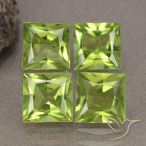 Shop natural 2.81ct ライブリー黄色がかった緑 ペリドット gems, 四角形, from 中国 at GemSelect. In stock, global shipping!