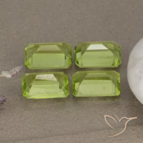 Shop natural 2.38ct ライブリー黄色がかった緑 ペリドット gems, 八角形 / エメラルドカット, from 中国 at GemSelect. In stock, global shipping!