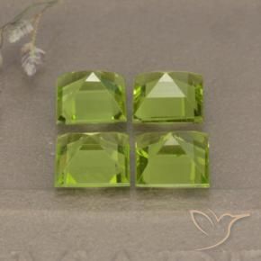 Shop natural 4.33ct ミディアムグリーン ペリドット gems, 四角形, from 中国 at GemSelect. In stock, global shipping!