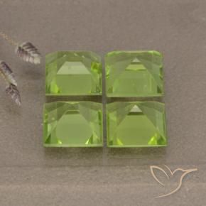 Shop natural 4.34ct 黄みがかったグリーン ペリドット gems, 四角形, from 中国 at GemSelect. In stock, global shipping!