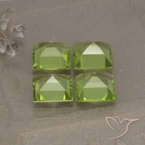 Shop natural 4.23ct 黄みがかったグリーン ペリドット gems, 四角形, from 中国 at GemSelect. In stock, global shipping!