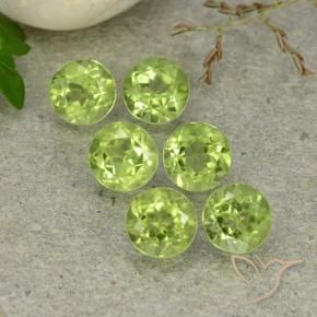 Shop natural 3.09ct ミディアム薄いグリーン ペリドット gems, ラウンド, from 中国 at GemSelect. In stock, global shipping!