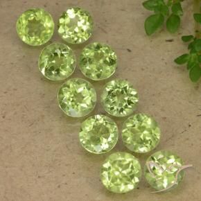 Shop natural 5.17ct 薄いライブリーグリーン ペリドット gems, ラウンド, from 中国 at GemSelect. In stock, global shipping!