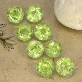 Shop natural 4.34ct ミディアムグリーン ペリドット gems, ラウンド, from 中国 at GemSelect. In stock, global shipping!