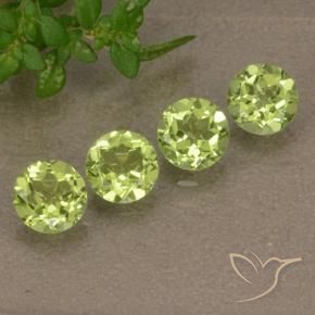 Shop natural 1.58ct 薄いライブリーグリーン ペリドット gems, ラウンド, from 中国 at GemSelect. In stock, global shipping!