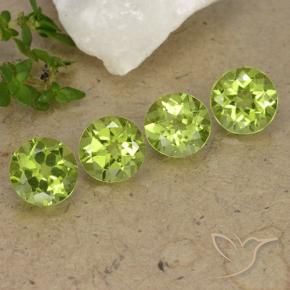 Shop natural 3.32ct ライブリー黄色がかった緑 ペリドット gems, ラウンド, from 中国 at GemSelect. In stock, global shipping!
