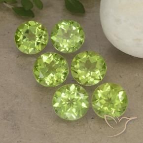Shop natural 4.92ct 薄いライブリーグリーン ペリドット gems, ラウンド, from 中国 at GemSelect. In stock, global shipping!