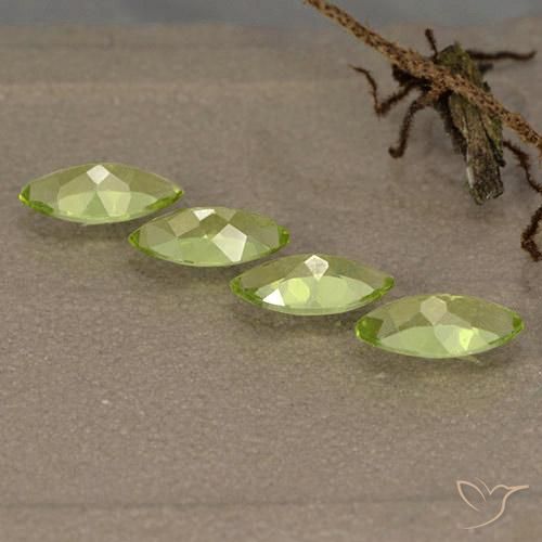 Shop natural 1.51ct 薄いライブリーグリーン ペリドット gems, マーキーズ, from 中国 at GemSelect. In stock, global shipping!