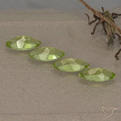 Shop natural 1.57ct 薄いライブリーグリーン ペリドット gems, マーキーズ, from 中国 at GemSelect. In stock, global shipping!