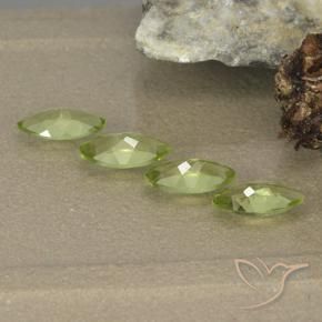 Shop natural 1.43ct 薄いライブリーグリーン ペリドット gems, マーキーズ, from 中国 at GemSelect. In stock, global shipping!
