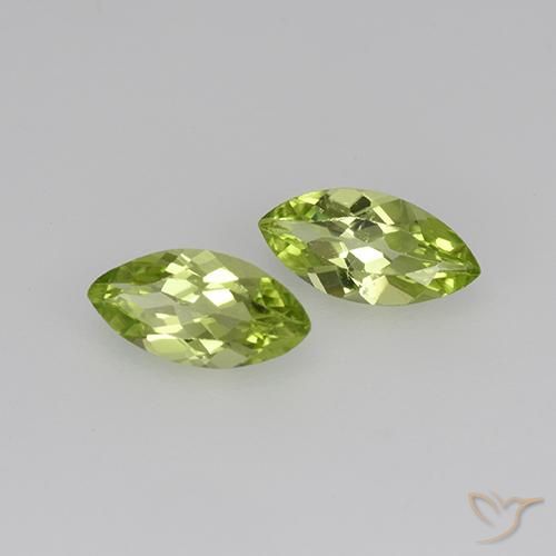 Shop natural 0.70ct 薄いライブリーグリーン ペリドット gems, マーキーズ, from 中国 at GemSelect. In stock, global shipping!